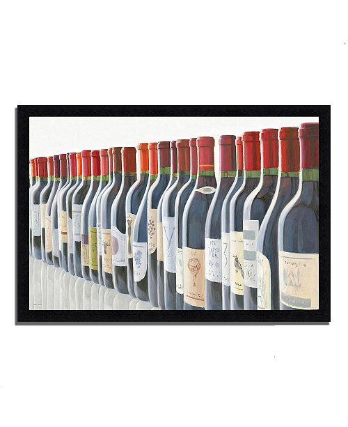 Tangletown Fine Art Splendid Reds By Marco Fabiano Framed Painting