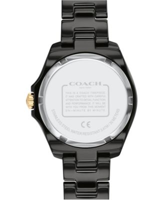 Women's Preston Black Ceramic Bracelet Watch 32mm