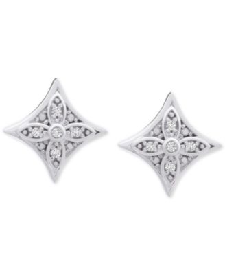 diamond star stud earrings macys