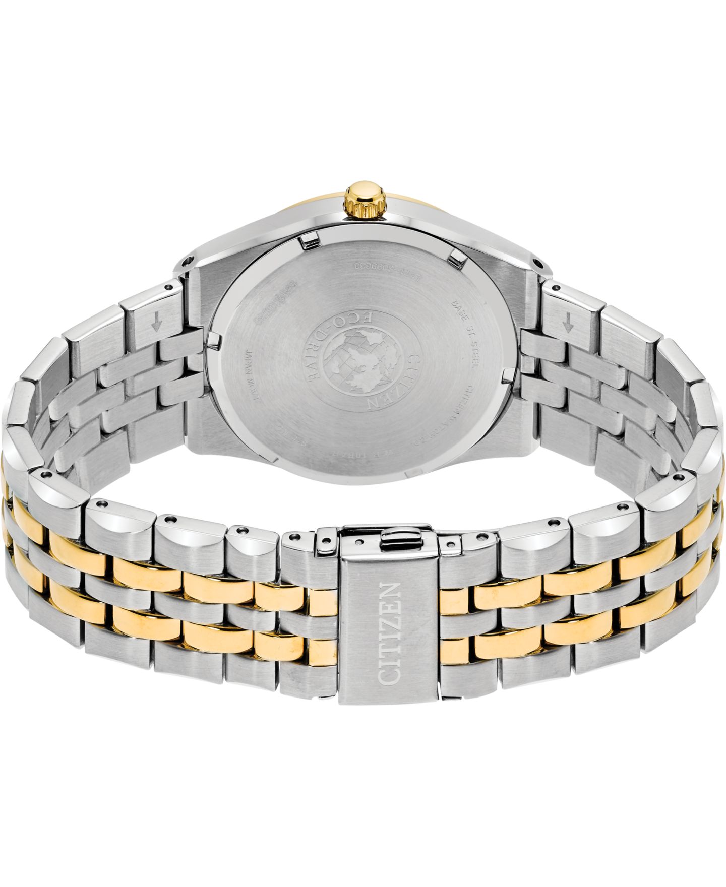 Мужские часы Citizen Eco-Drive Two-Tone Stainless Steel Bracelet Watch 40mm BM7334-58L — фото 5