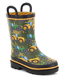 Toddler, Little Boy's and Big Boy's Printed Rubber Rain Boots