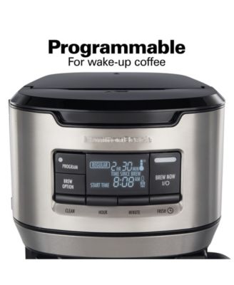 Front Fill 12 Cup Programmable Coffee Maker with Thermal Carafe - 46391