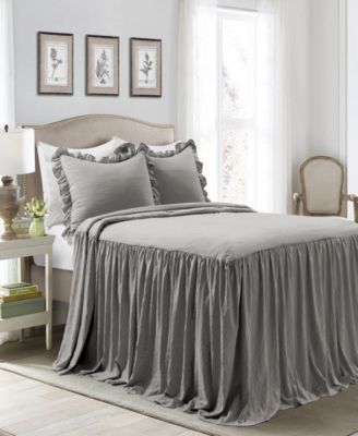 Lush Décor Ruffle Skirt 3-Pc. Bedspread Set, Queen