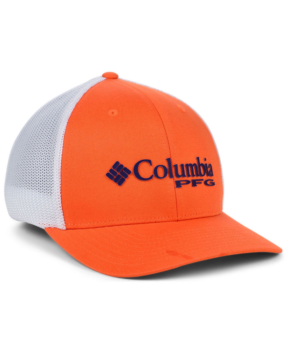 Shop Columbia Auburn Tigers Pfg Stretch Cap In Orange,white