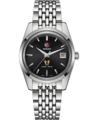 Rado - Men's Swiss Automatic Golden Horse 1957 Stainless Steel Bracelet Watch 37mm