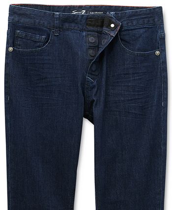 Seven7 - Men's Vouvant Adaptive Slim-Straight Fit Power Stretch Textured Jeans