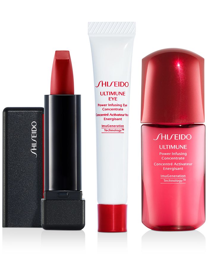 Shiseido Free 3pc beauty gift with 150 Shiseido purchase Macy's