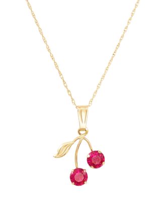 macys ruby pendant