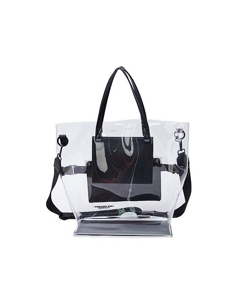 LIKE DREAMS Clear Retro Tote Bag & Reviews - Handbags & Accessories ...