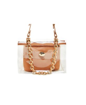 clear chain bag