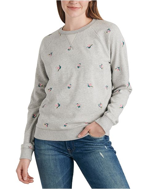 Lucky Brand Allover Embroidered Top Reviews Tops Women