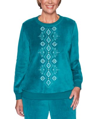 alfred dunner petite sweatshirts