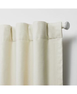 Waller Silver Total Blackout, Back Tab and Rod Pocket Singel Curtain Panel