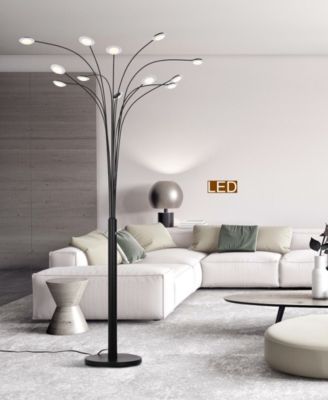 Quan Money Tree 84" Arch Floor Lamp, Touch Dimmer