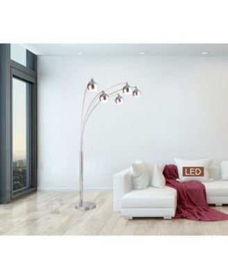 Amore 86" LED Arched Floor Lamp with Dimmer, 5000 Lumens