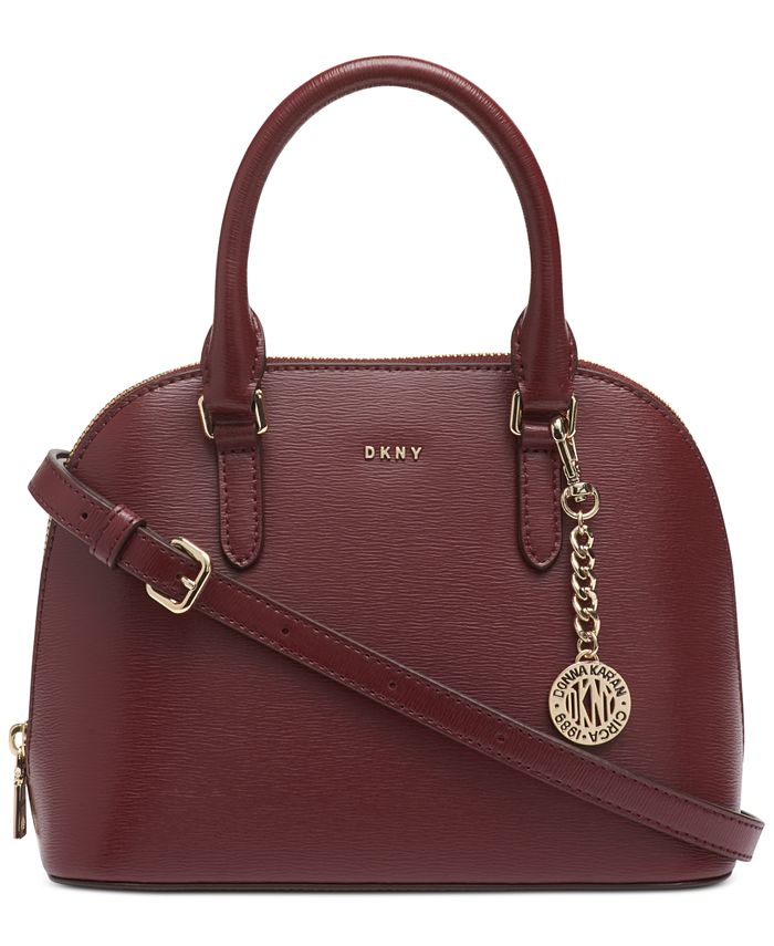 dkny bryant logo satchel