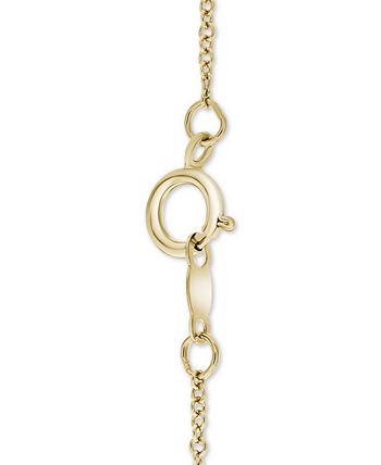 Wrapped - Diamond 20" Drop Pendant Necklace (1/10 ct. t.w.) in 14k Gold