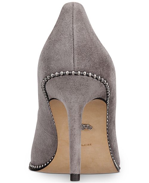 coach waverly beadchain pump