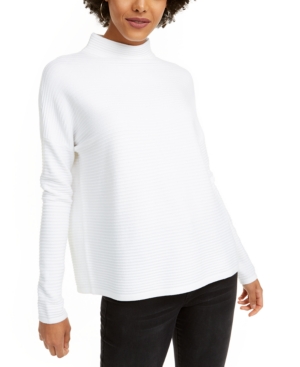 French Connection Mock Neck Sweater In Winter White Modesens
