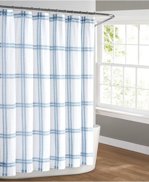 Cottage Classics Farmhouse Plaid Shower Curtain Reviews