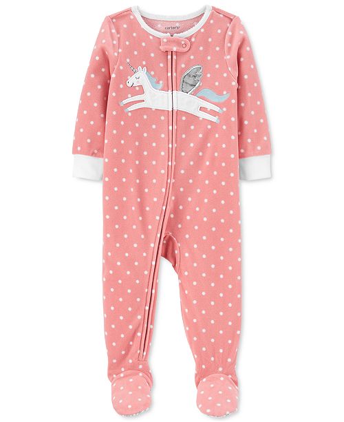 Carter S Baby Girls Unicorn Fleece Pajamas Reviews Pajamas