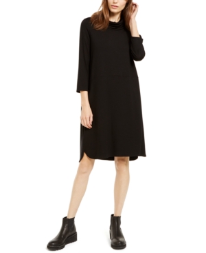 Eileen Fisher Cowlneck Shift Dress Regular Petite Created For