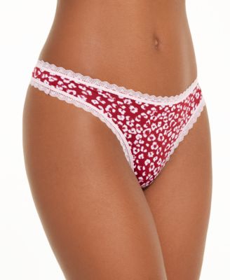 Calvin Klein - Women's Lace-Trim Thong QD3705