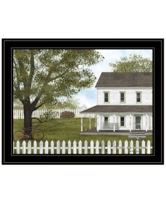 Green, Green Grass of Home by Billy Jacobs, Ready to hang Framed Print, Black Frame, 27" x 21"