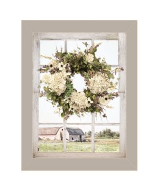 Pleasant View by Lori Deiter, Ready to hang Framed Print, Sand Window-Style Frame, 14" x 18"