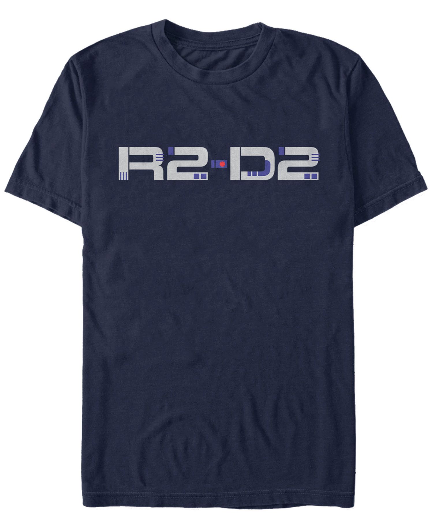 Star Wars Men's Episode IX Rise of Skywalker R2-D2 Droid Text T-shirt