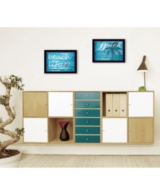 Trendy Décor 4U Trendy Decor 4U Beach Life 2-Piece Vignette by Cindy Jacobs, Frame Collection