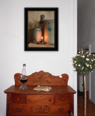 No. 3 Bee Sting on a crock by SUSAn Boyer, Ready to hang Framed Print, Black Frame, 15" x 19"