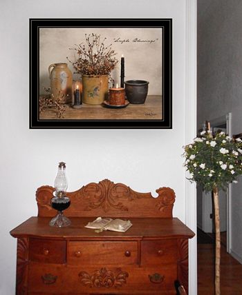Trendy Décor 4U Simple Blessings by Billy Jacobs, Ready to hang Framed ...