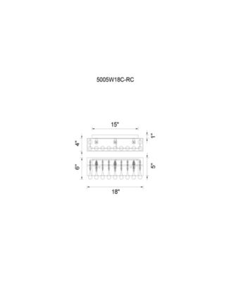 Water Drop 3 Light Wall Sconce