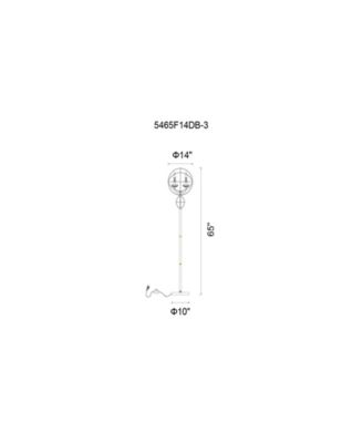 Campechia 3 Light Floor Lamp