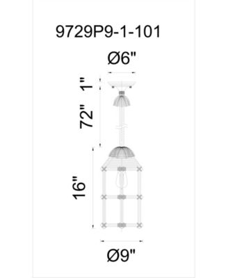 Padma 1 Light Mini Pendant