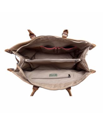 Stone Creek Waxed Canvas Tote Bag