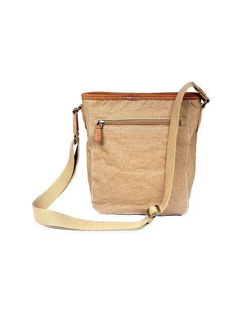 TSD BRAND Dolphin Canvas Crossbody Bag & Reviews - Handbags ...