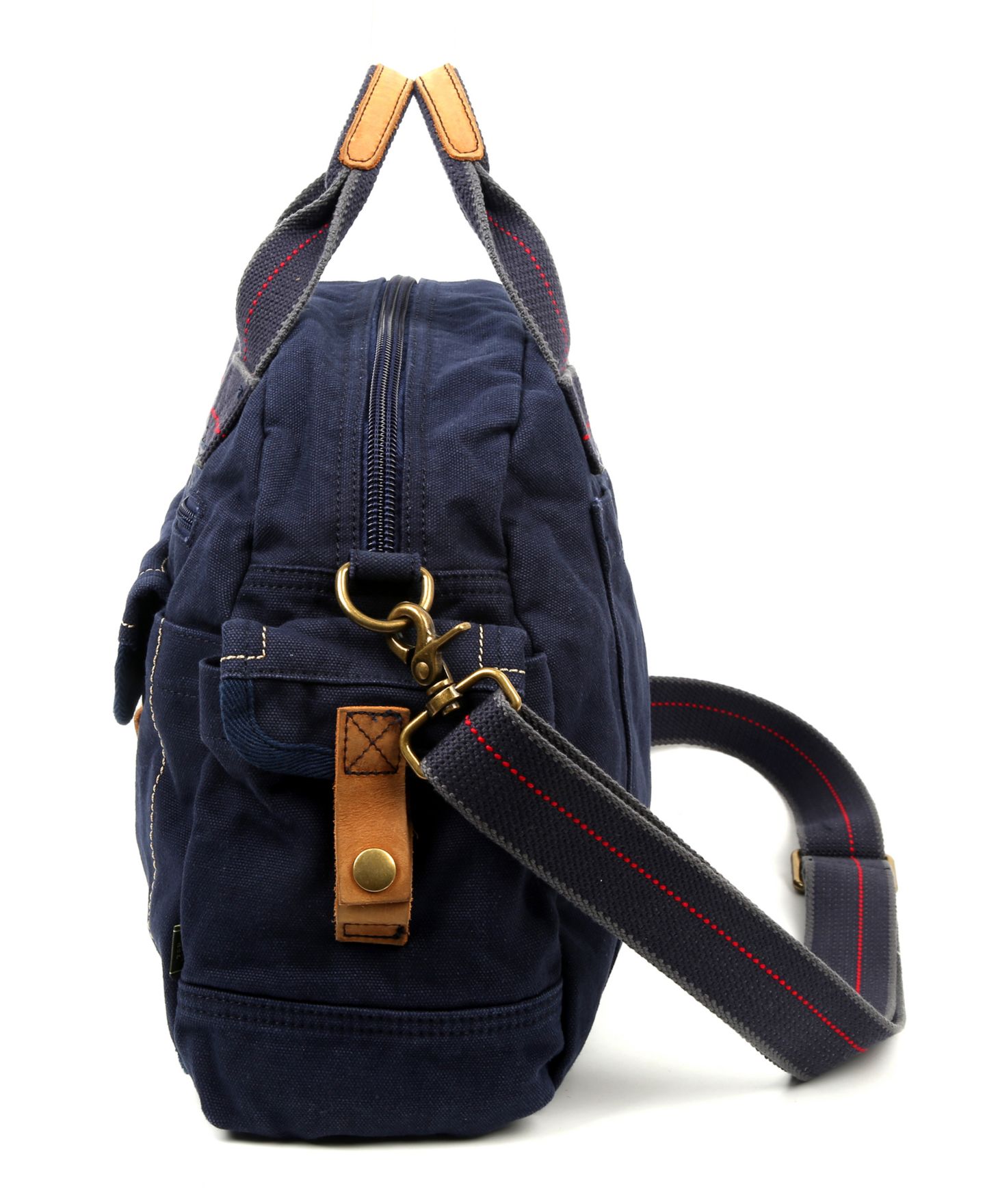 Женская сумка TSD BRAND Atona Canvas Weekender, цвет: Серый — фото 3