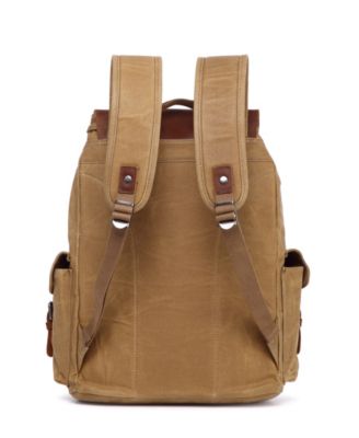 Stone Creek Waxed Canvas Backpack Handbag