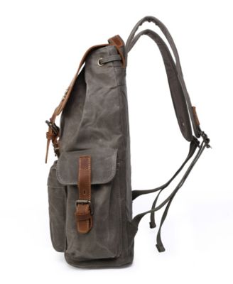 Stone Creek Waxed Canvas Backpack Handbag