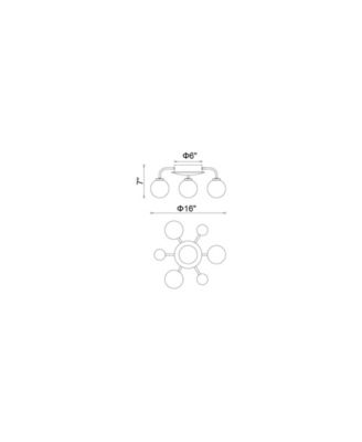 Element 4 Light Flush Mount