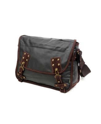 Dolphin Canvas Messenger Bag