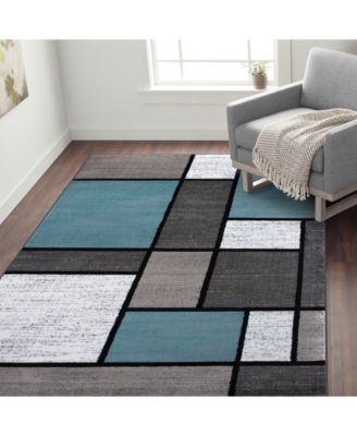 Main Street Rugs Home Montane Mon106 Blue Area Rug Collection