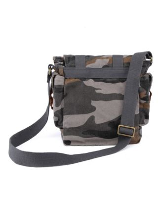 Camo Canvas Crossbody Bag