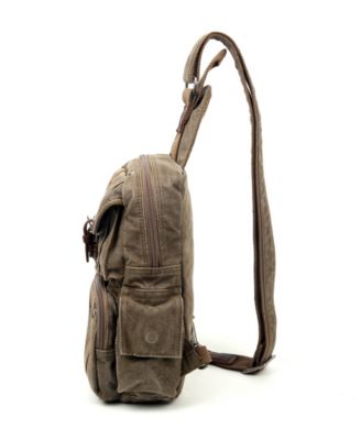 Sunset Cove Canvas Sling Bag