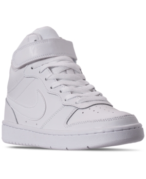 Nike Big Kids Court Borough Mid 2 Casual Sneakers from Finish Line