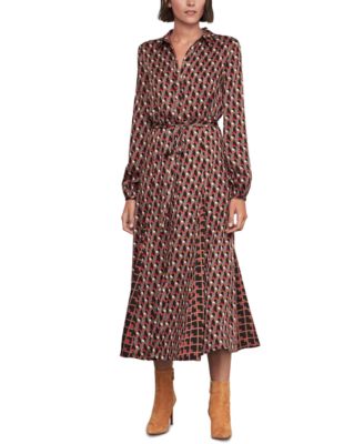 BCBGMAXAZRIA - Geo-Print Shirtdress