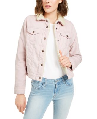 Macy's levi sherpa jacket deals