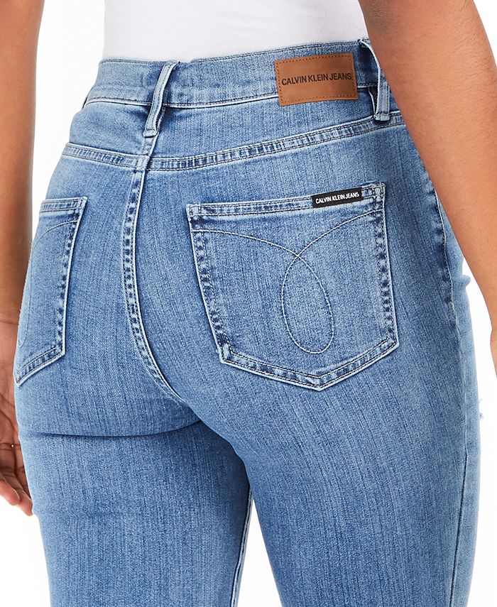 Calvin Klein Jeans High-Rise Decon Skinny Jeans - Macy's
